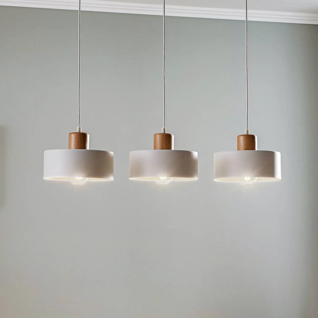 Lampada a sospensione Tako EMIBIG LIGHTING, dimmerabile, Bianco / Opale, Soggiorno / Sala da pranzo, Metallo, Moderno, Lampada a sospensione
