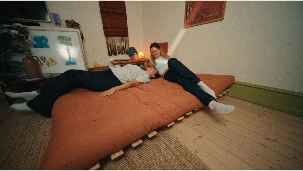 Divano in grigio scuro allungabile 140 cm Roots – Karup Design