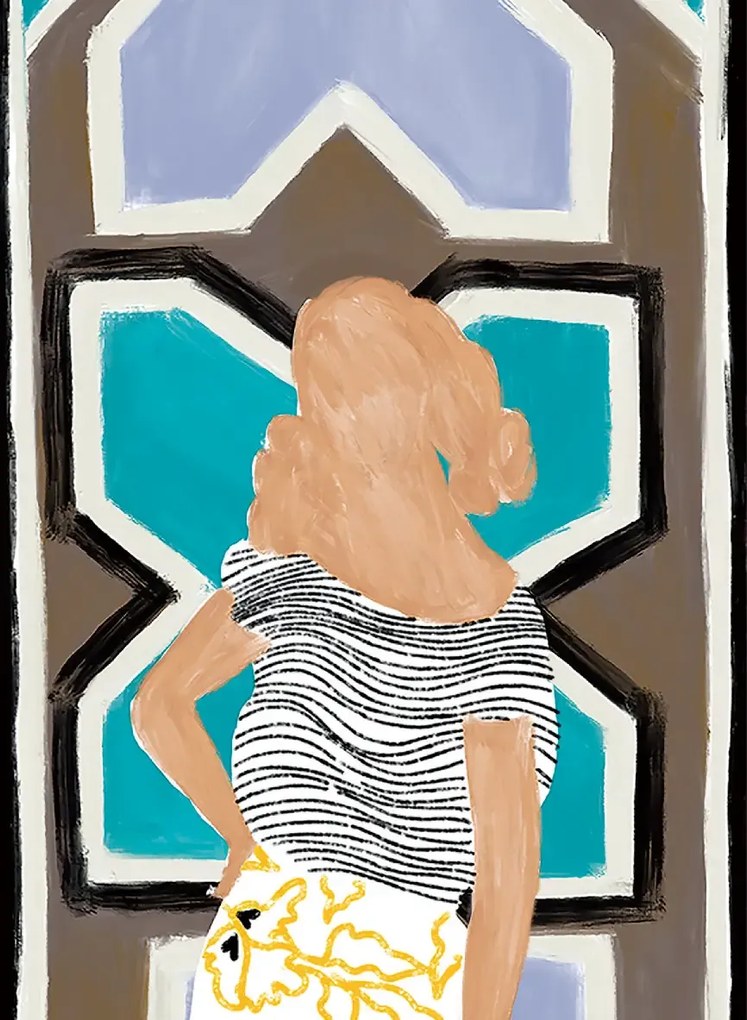 Élitis Carta da parati panoramica Ndebele - Panel 11