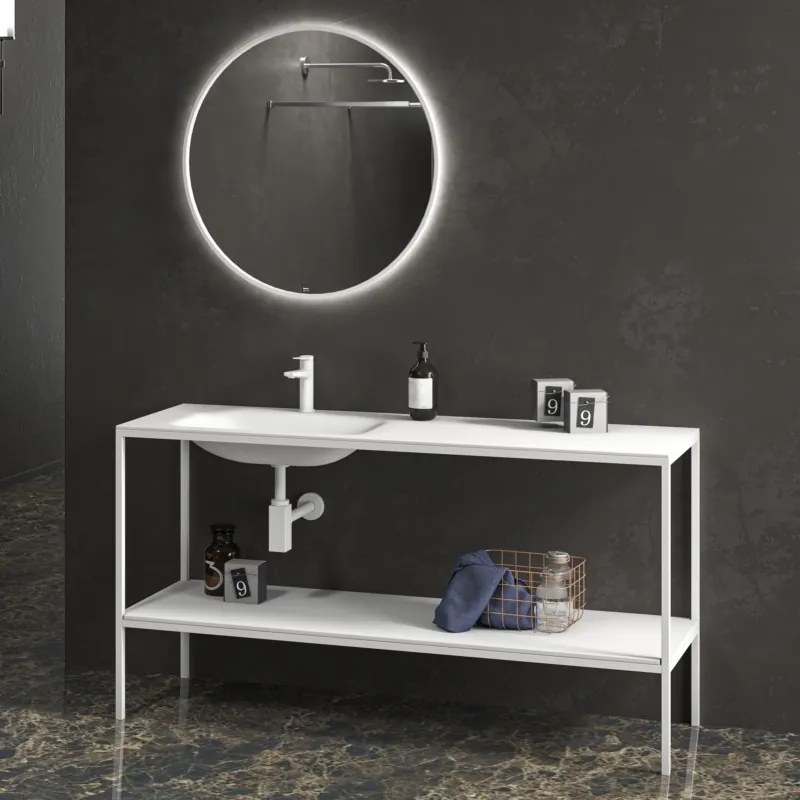 Mobile bagno metallico a terra 155 cm NET-155 - KAMALU