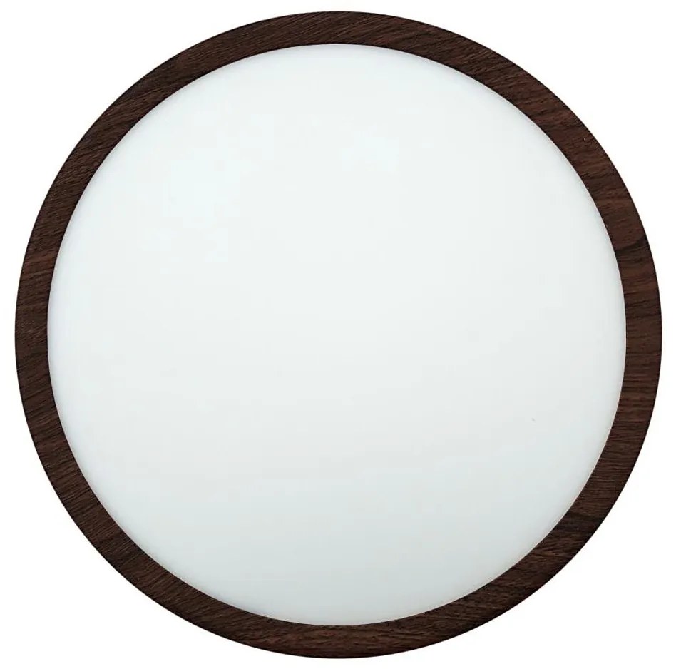 Plafoniera LED 24W/230V, 3000/4000/6500K, Ø 30 cm, marrone