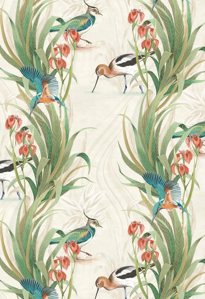 Osborne & Little Tapete Halcyon - Coral