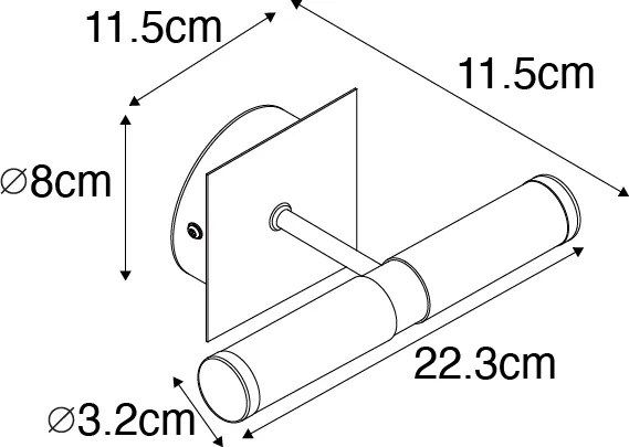 Lampada da parete smart per bagno oro IP44 2 luci incl. Zigbee G9 - Bath