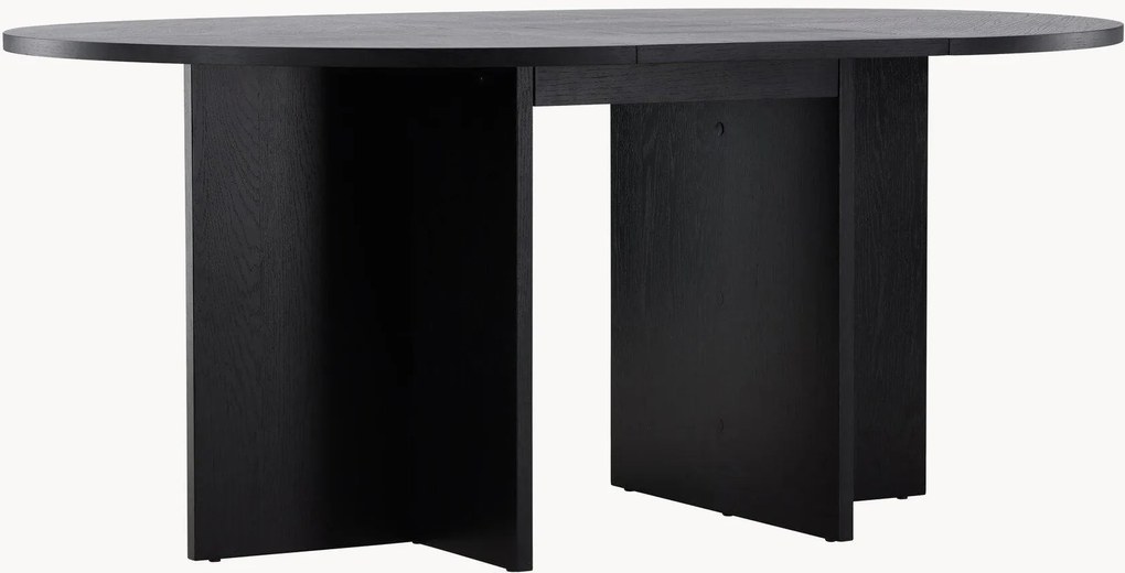 Tavolo allungabile ovale effetto legno Strada, Ø 120 x 170 cm