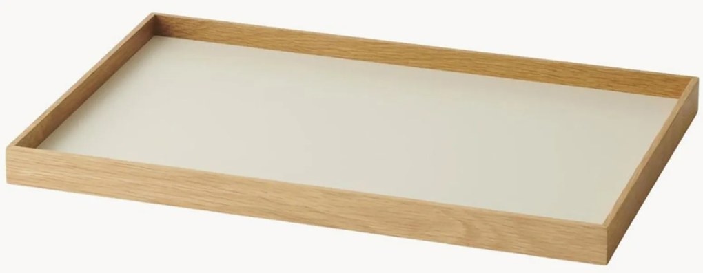 Vassoio decorativo componibile in legno di quercia Frame
