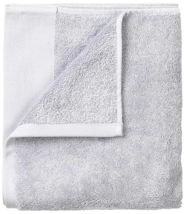 Set di asciugamani tipo terry grigio chiaro in cotone 4 pz 30x30 cm Riva – Blomus