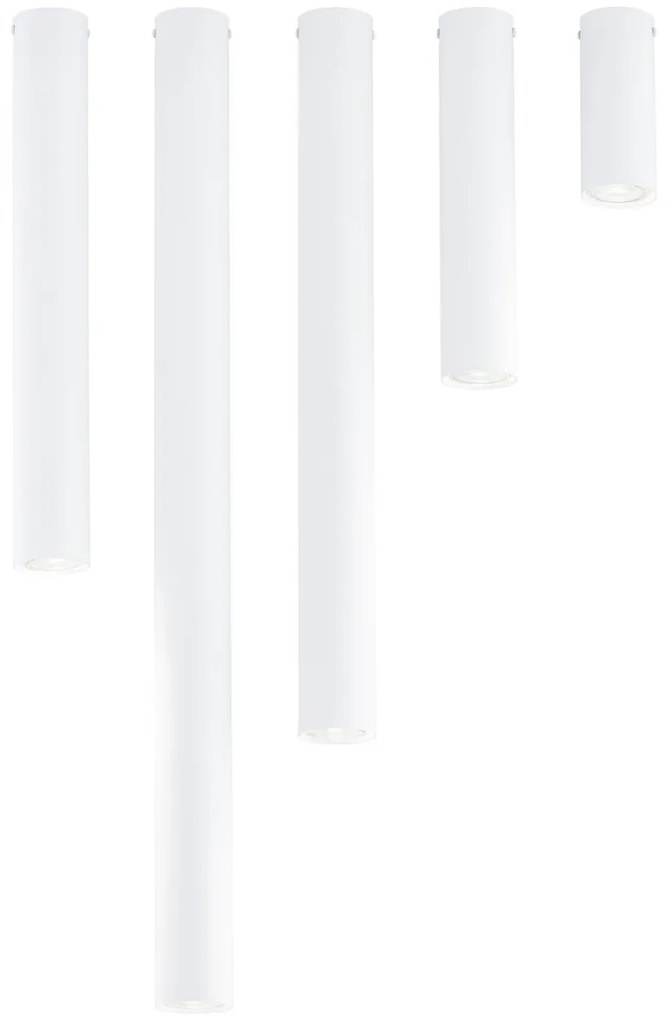 Plafoniera TECNO 1M da soffitto base GU10 Bianca