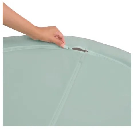 B-Toys - Piscina a secco per bambini con palline diametro 89 cm grigio/turchese