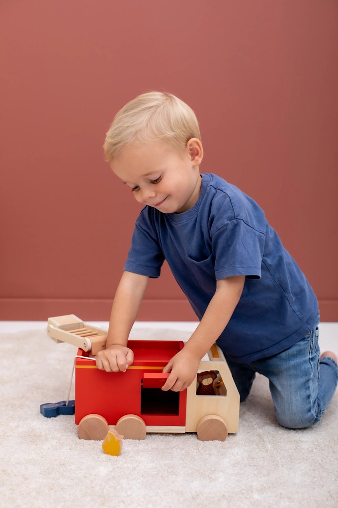 Trixie Camion dei pompieri in legno