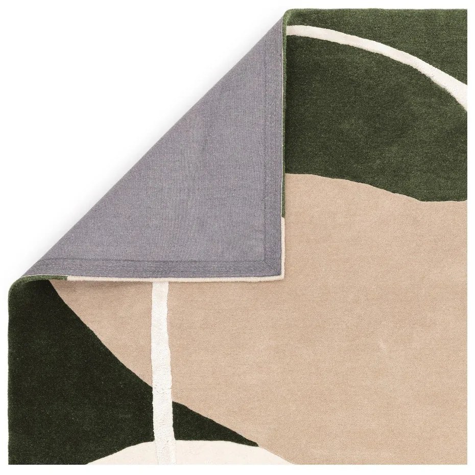 Tappeto in lana verde tessuto a mano 200x300 cm Matrix - Asiatic Carpets