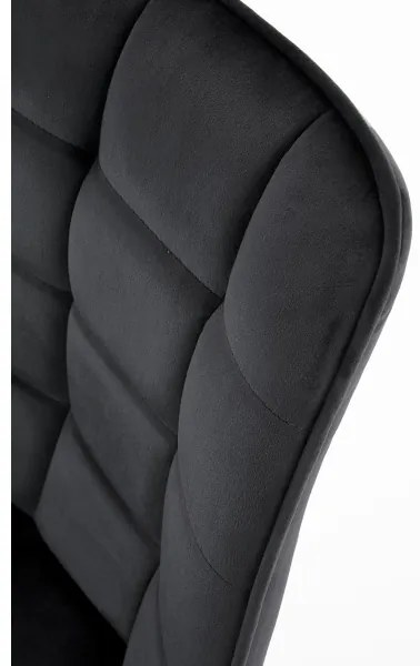 Sedia da pranzo COMORO, 1 pezzo, nera