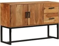 Credenza Marrone 110x30x70 cm in Legno Massello di Acacia 246142