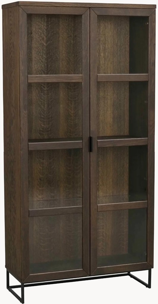 Vetrina in legno di quercia Everett