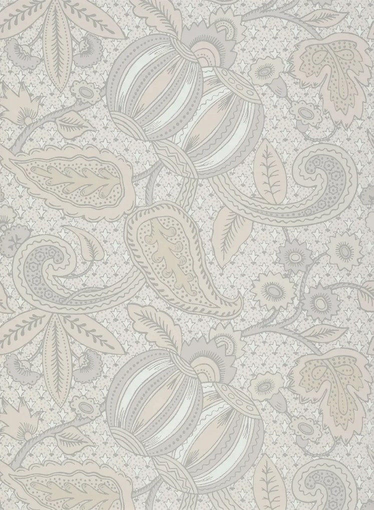 Little Greene Tapete Pomegranate - Grey Scale