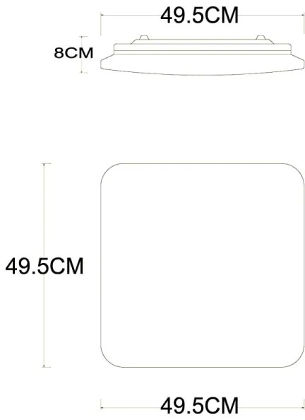 Globo 48413-40SH - LED plafoniera dimmerabile EDDIE 40W/230V pr. 50 cm Tuya - DO