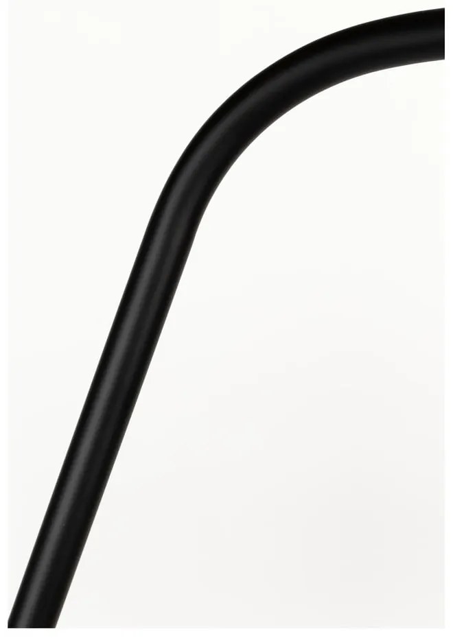 Lampada da terra nera con paralume in tessuto (altezza 220 cm) Martine - White Label