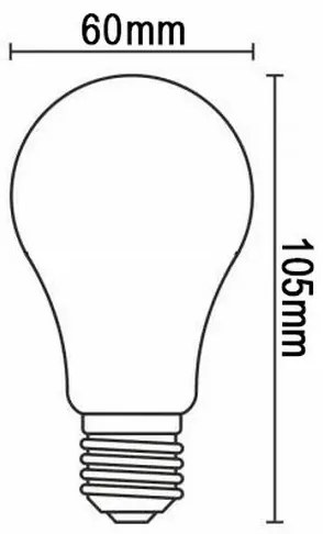 Lampadina LED FILAMENT A60 E27/12W/230V 330° 4000K