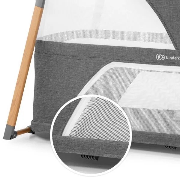 KINDERKRAFT - Culla da viaggio 4in1 SOFI grigio