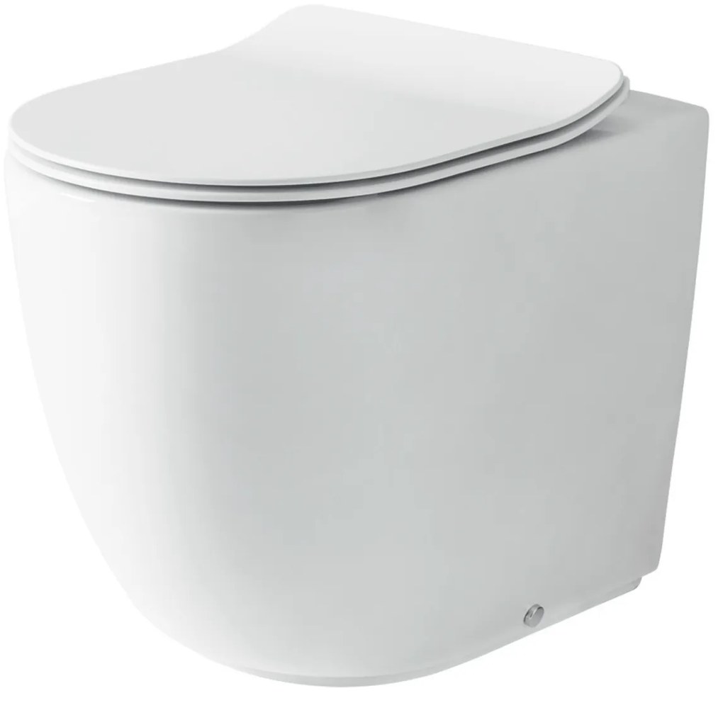 Wc a Terra Senza Brida The ArtCeram "File 2.0" Bianco Lucido
