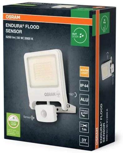 Osram - Proiettore LED con sensore ENDURA LED/50W/230V 3000K IP44