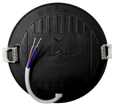 Lampada LED da incasso CIRCLE LED/6W/230V 4000K diametro 12 cm nero