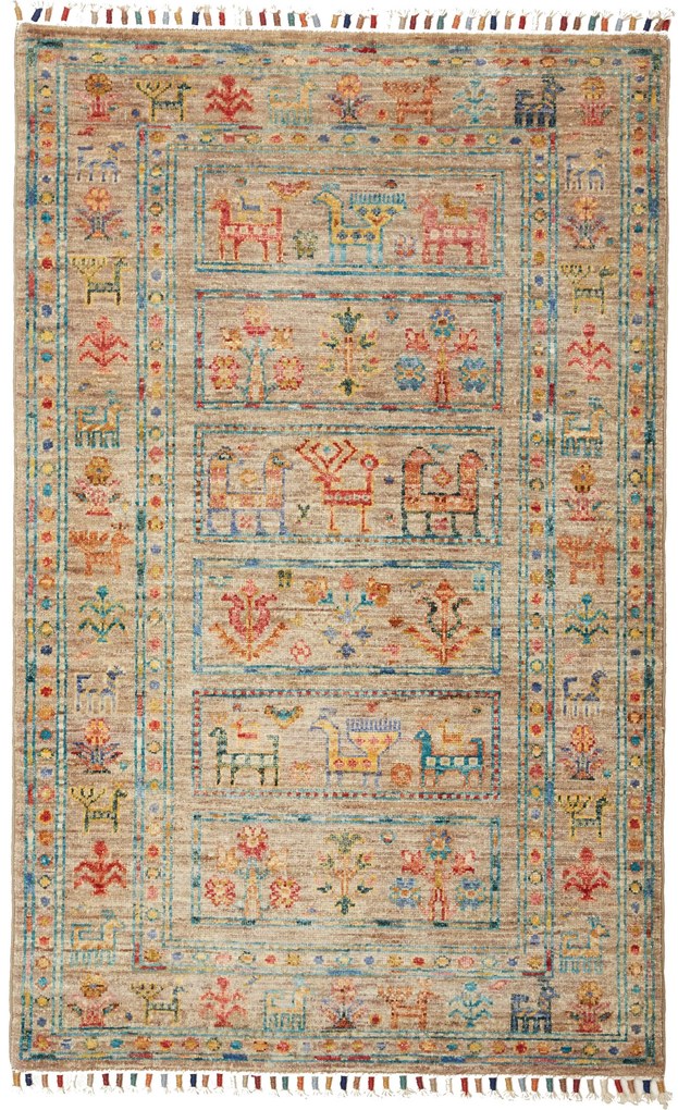 Samarkand Tappeto orientale 130 x 80 (Pakistan) Annodato A Mano