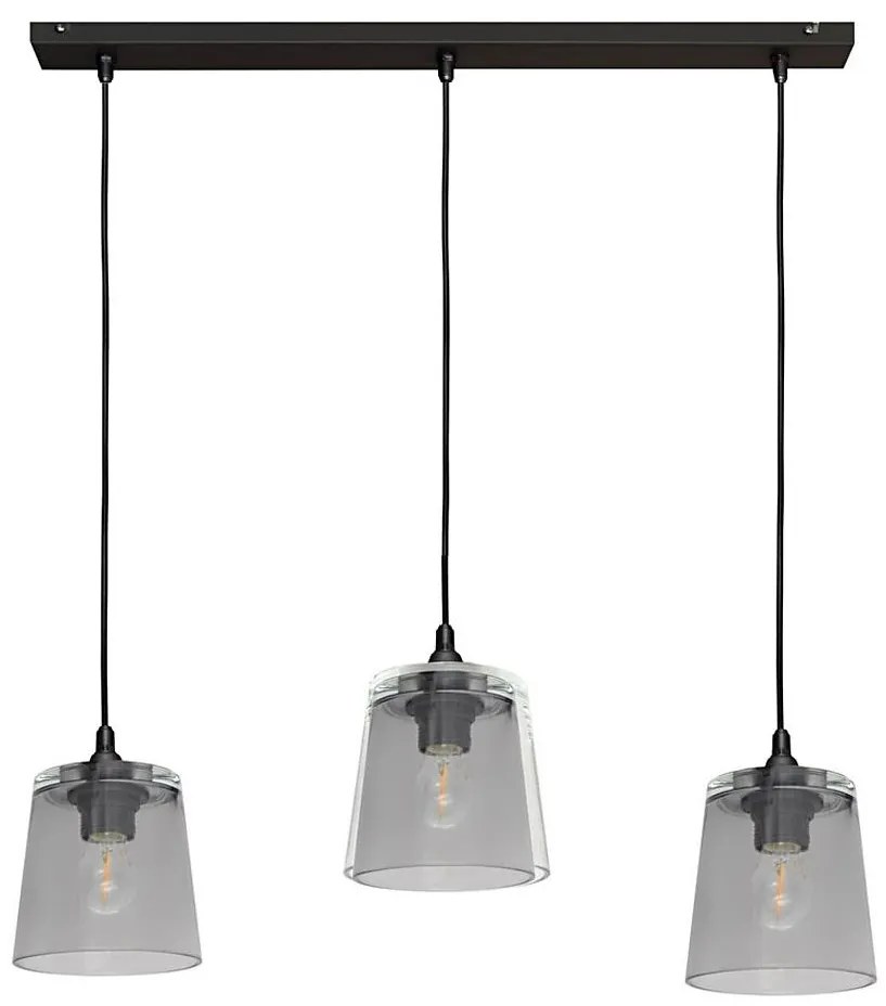 Lampadario a sospensione con filo LUCEA 3xE27/15W/230V