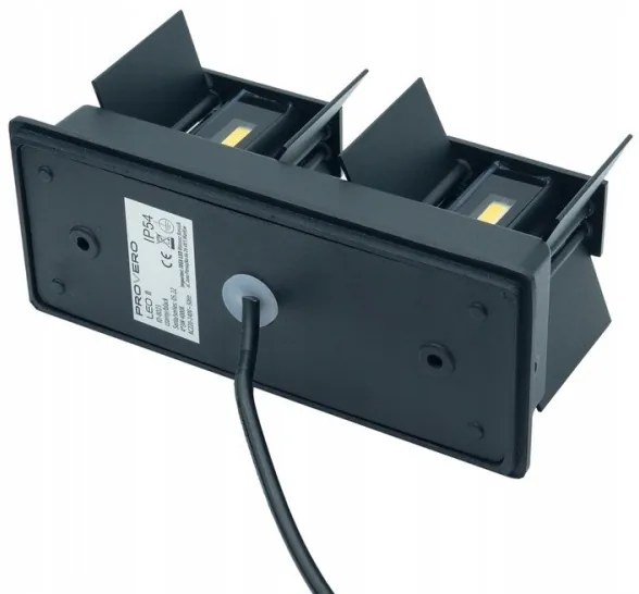 LED Applique da esterno LED/12W/230V IP54 nero