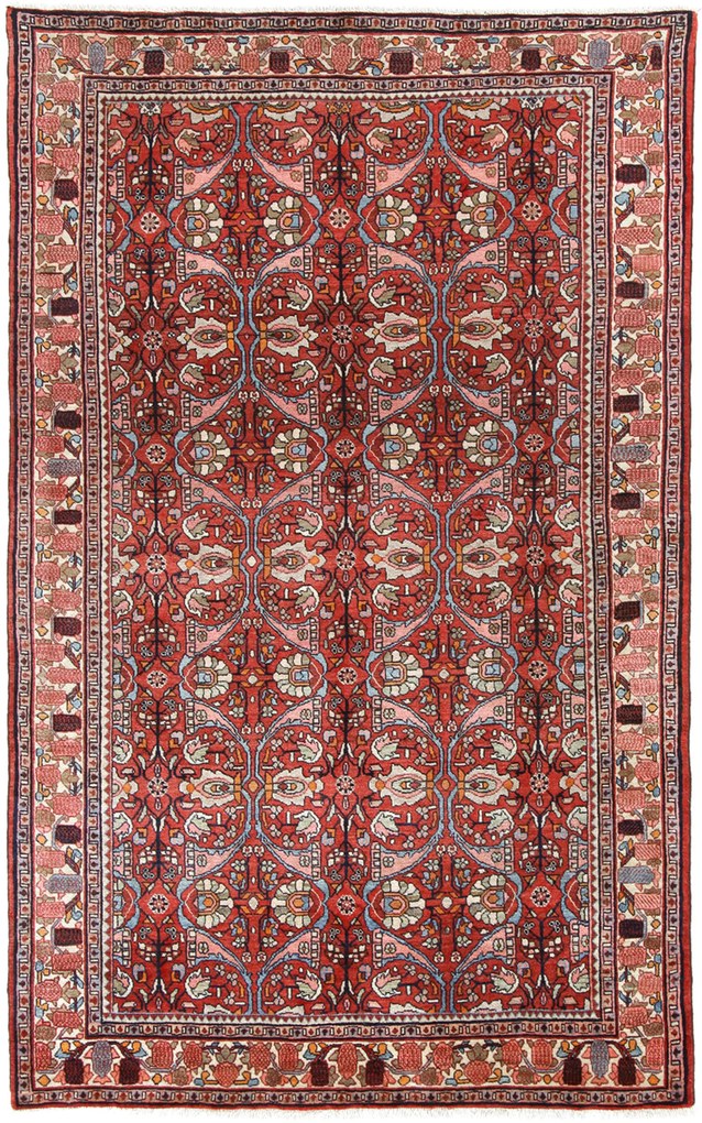 Bidjar Tappeto persiano 140x230 (Iran) Annodato A Mano