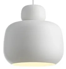 Stone Lampada a Sospensione Large White - Woud