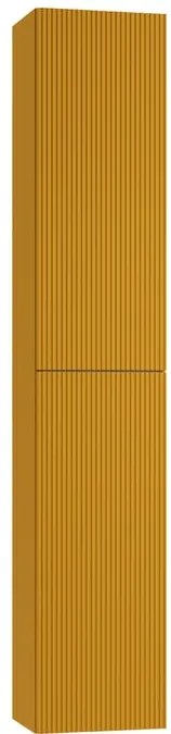Colonna per mobile bagno Opera 2 ante P 27 x L 30 x H 160 cm laccato opaco senape cannettato