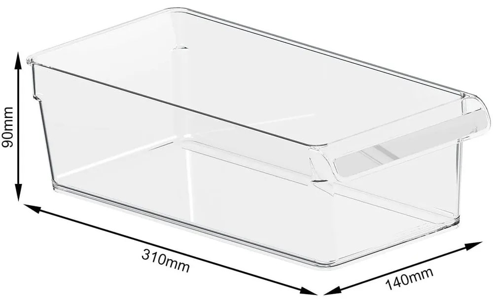Organizer da frigo in plastica Loft - Rotho