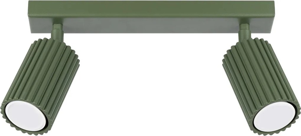 Plafoniera da Soffitto 2xGU10 in Alluminio KARBON 2