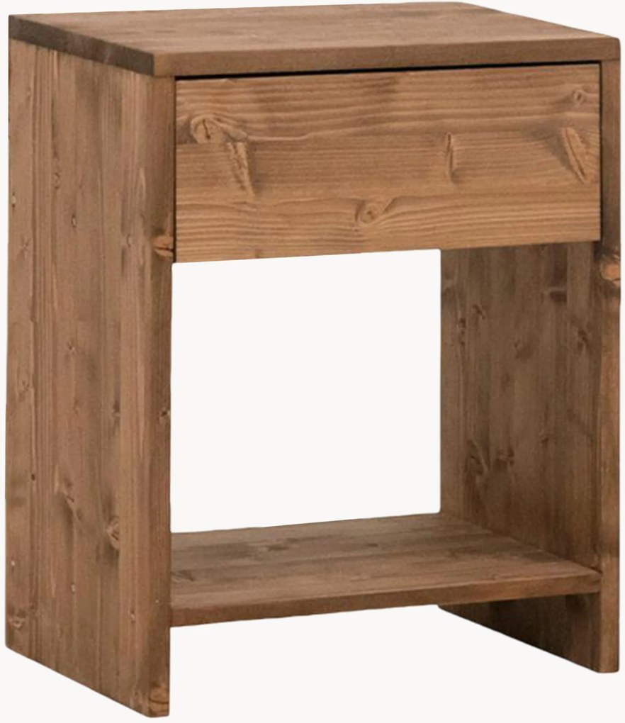Set di 2 comodini in legno di abete Martina