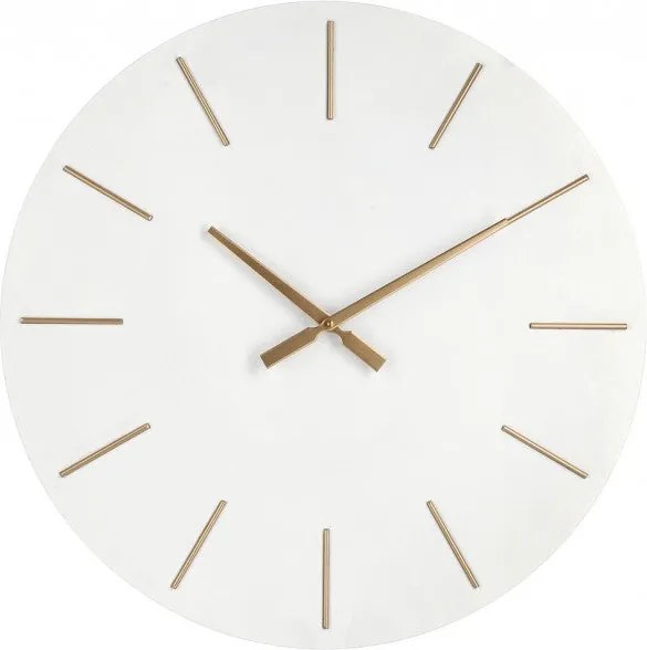 Orologio da Muro Ø 60x5 cm Timeline in Legno Bianco...