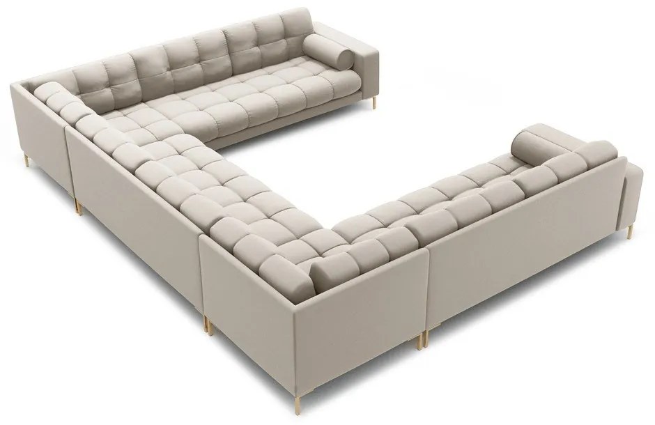 Divano angolare a U beige Bali - Cosmopolitan Design