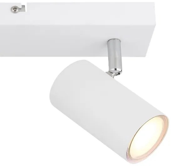 Globo 57911-2W - Faretto ROBBY 2xGU10/35W/230V bianco