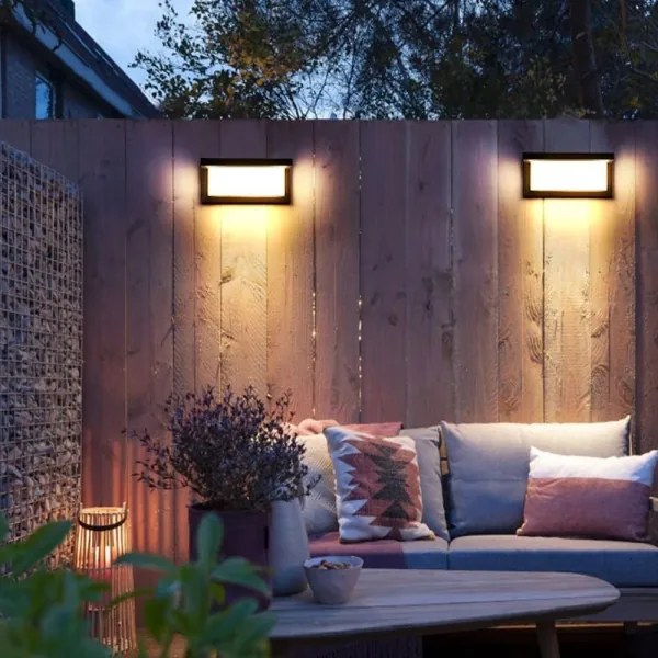 Applique a LED da esterno NEELY 1xE27/9W/230V 4000K IP54 nero