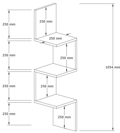 Mensola NUVIA bianca
