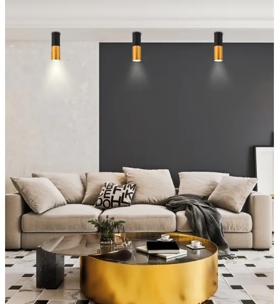 Plafoniera TUBA 1xGU10/15W/230V