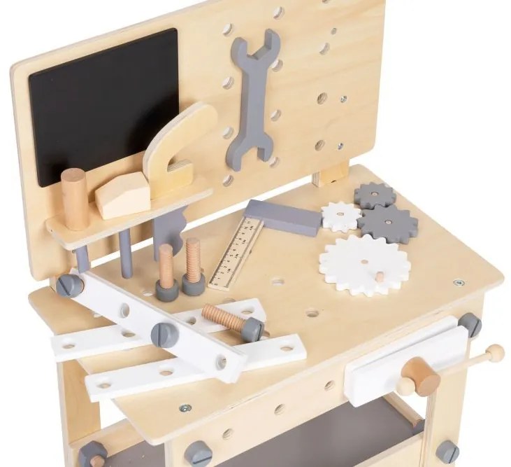 Laboratorio in legno per tavolo portautensili per bambini ECOTOYS