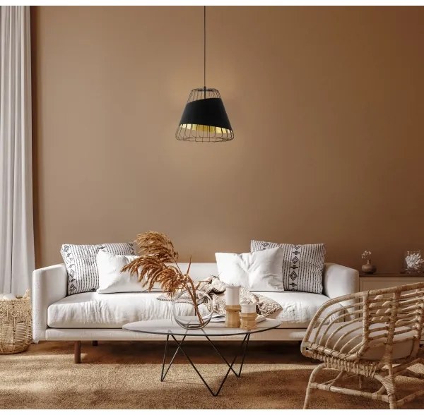 Eglo 49446 - Lampadario a sospensione con filo AUSTELL 1xE27/60W/230V