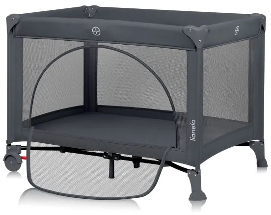 Lionelo - Lettino da viaggio LAURA Grigio Cemento