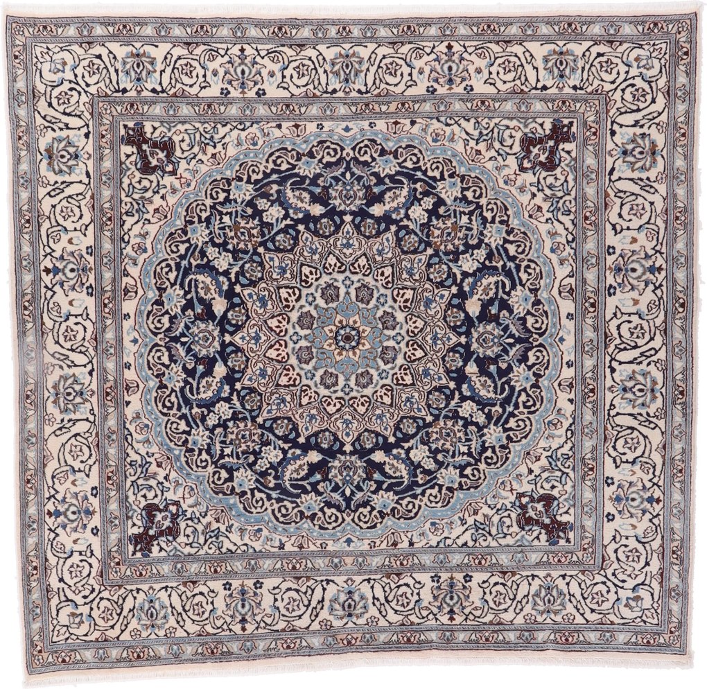 Nain Tappeto 240 x 250 (Iran) Annodato A Mano
