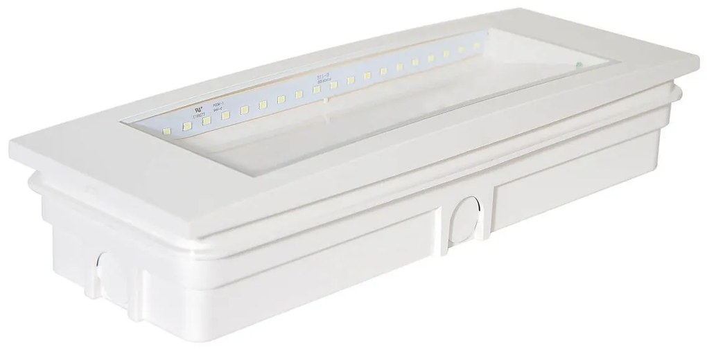 Lampada Emergenza LED da muro o incasso S.A. Colore Bianco Freddo 6.000-6.500K