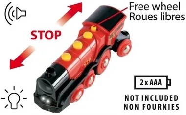 Brio - Grande locomotiva a batterie rossa