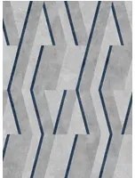 Coordonne Tapete Parallels - Navy