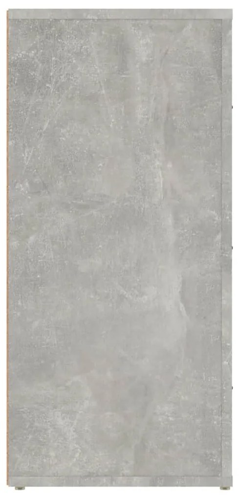 Credenza grigio cemento 40x33x70 cm in legno multistrato