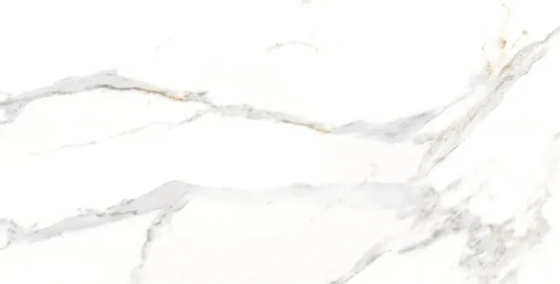 Mexen Agata Bianco gres smaltato rett. G1, piastrella pavimento-parete 120 x 60 cm, lucido - TL144-120-060-00