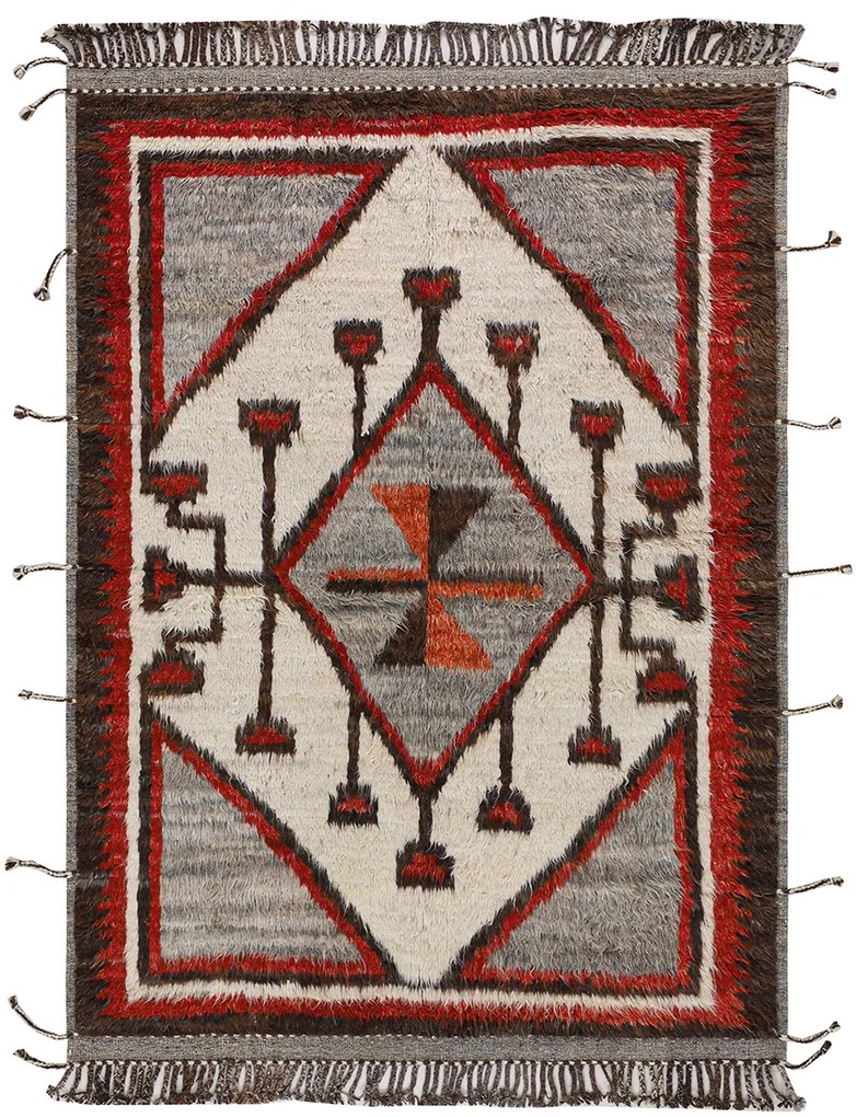 Berber Tappeto 240x180 (Pakistan) Annodato A Mano